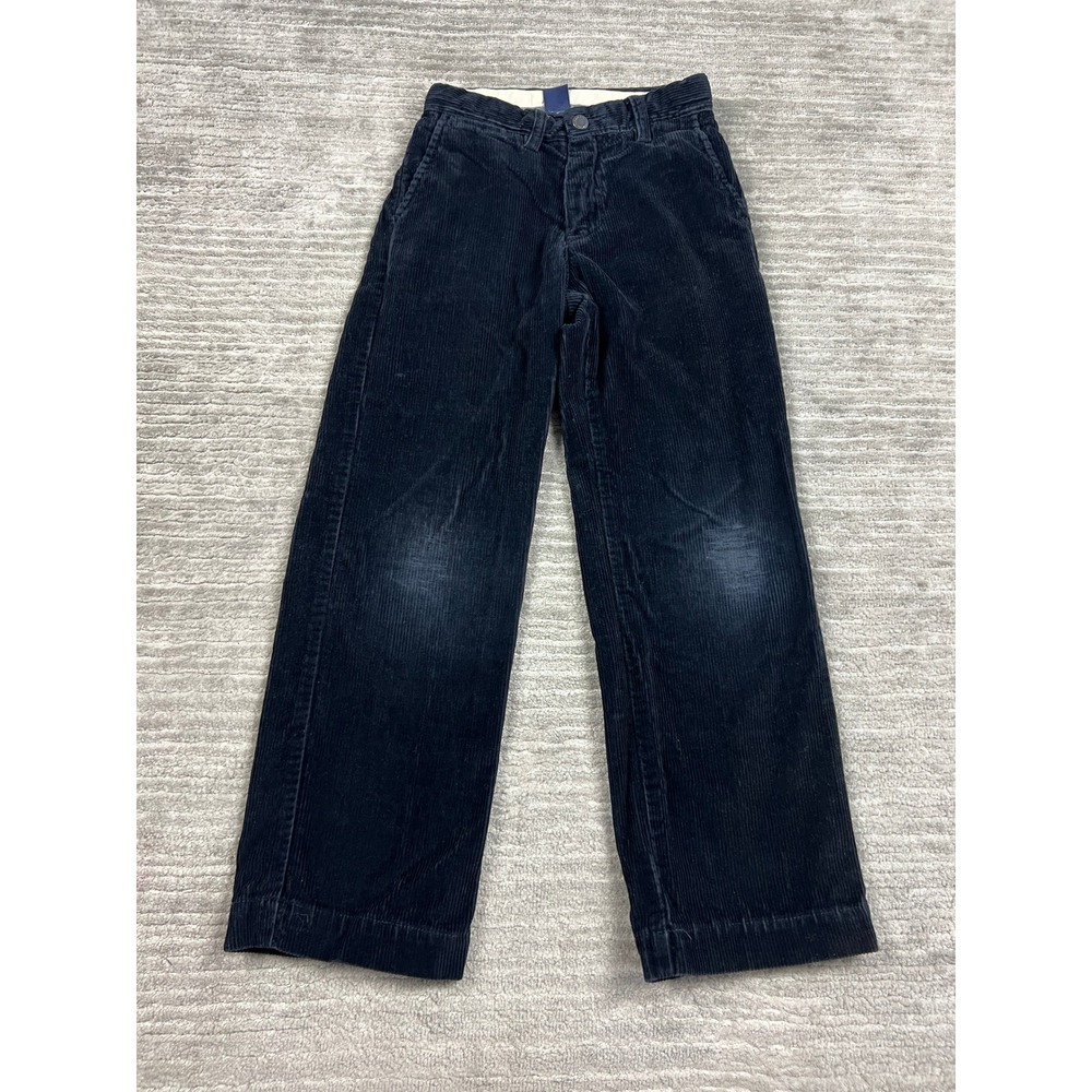 GapKids Pants Boys 7 Slim Navy Blue Corduroy Slim Fit Straight Leg 100% Cotton